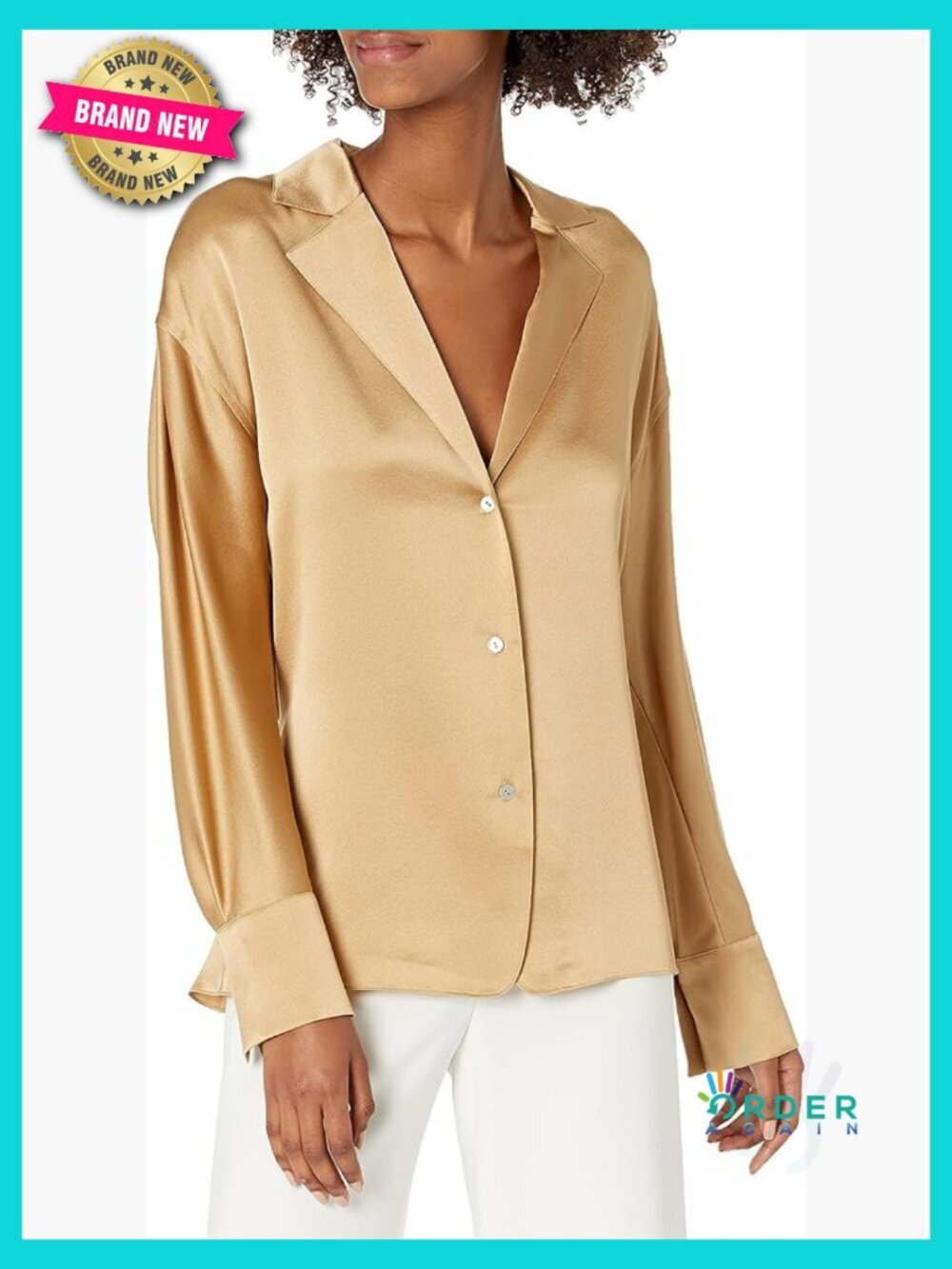 Silk Tie Back Blouse Elegant Minimal Chic Button Down Lapel Long Sleeve